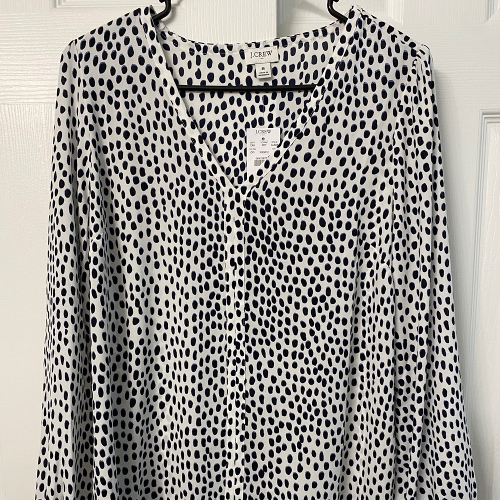 J. Crew dress blouse